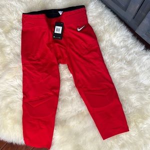 Nike Dry Fit Mens 3/4 Leggings Tights Red Brand New with Tags